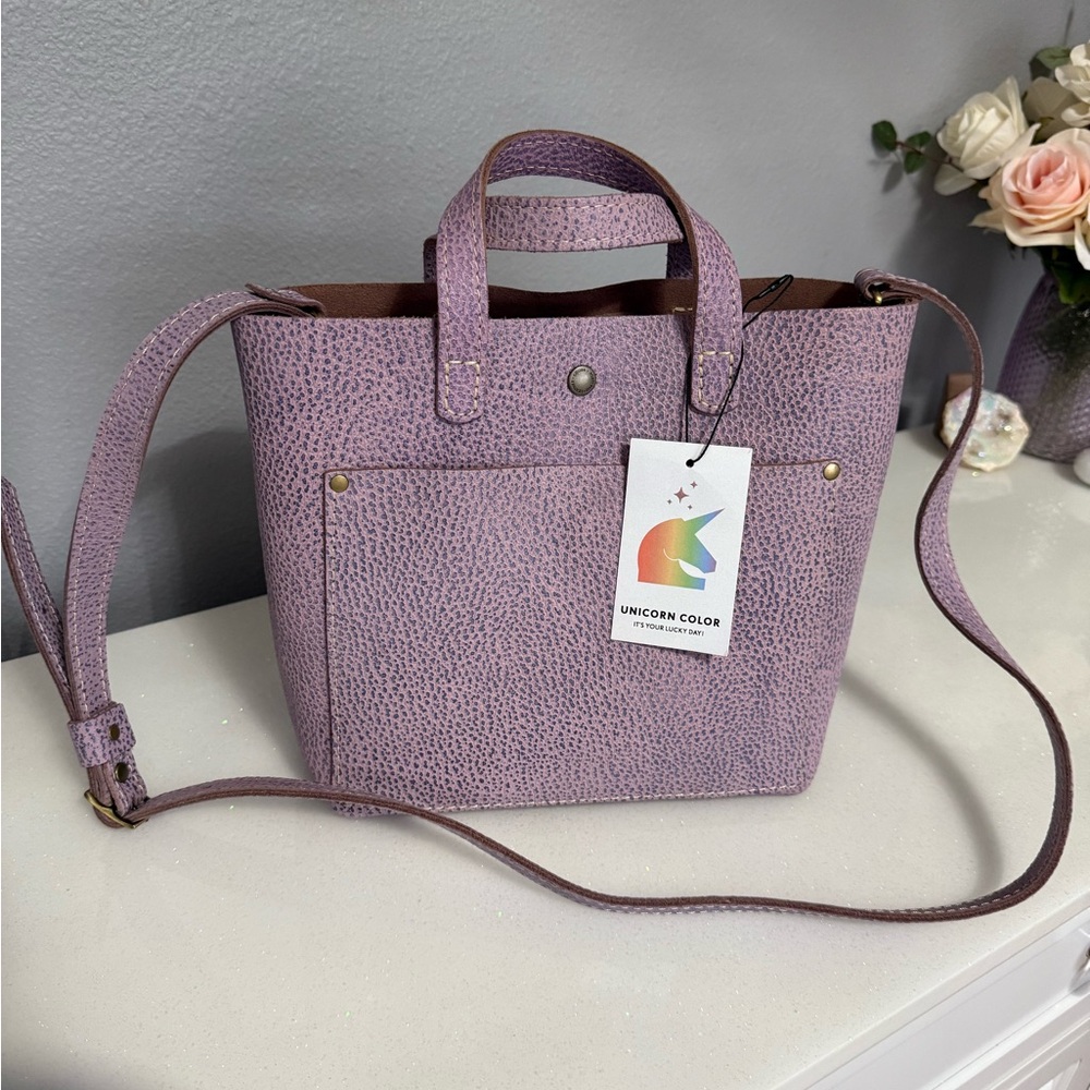 Portland Leather Unicorn Mini Crossbody Tote- NWT
